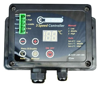 (image for) Airfan® Hybrid Foam Box Fan Temp and speed fan controller