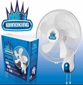 (image for) Wind King Oscillating Wall Fan